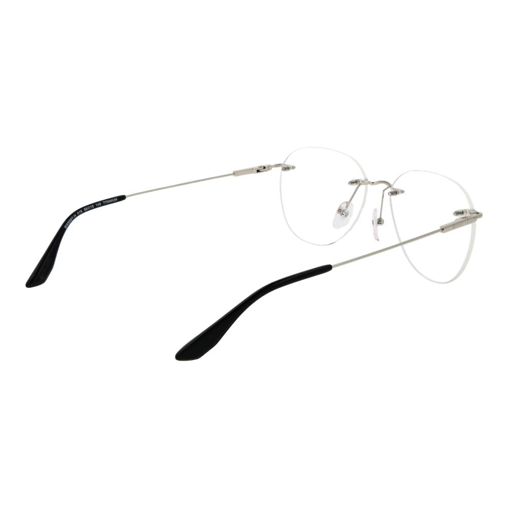 Eyeglasses Frames by BMW for men in titanium silver features a refined silhouette, showcasing a refined silver coloured frame and for a sophisticated, premium look.