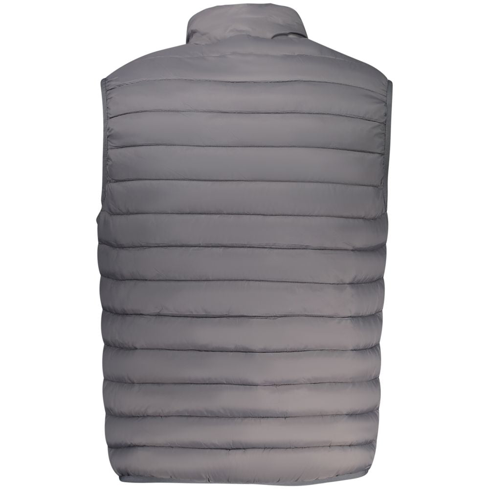 Puffer Jacket by Armata Di Mare for men in polyamide gray features a dramatic silhouette, showcasing a sophisticated and distinctive pockets & insulated for a dramatic aesthetic.