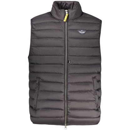 Puffer Jacket by Armata Di Mare for men in polyamide black features a dramatic silhouette, showcasing a sophisticated and distinctive pockets & insulated for a dramatic aesthetic.