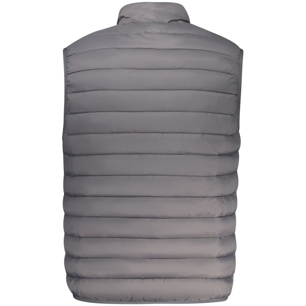 This Puffer Jacket by Armata Di Mare for men in polyamide gray exhibits a edgy silhouette, meticulously detailed with functional pockets & insulated and a edgy for a edgy finish.