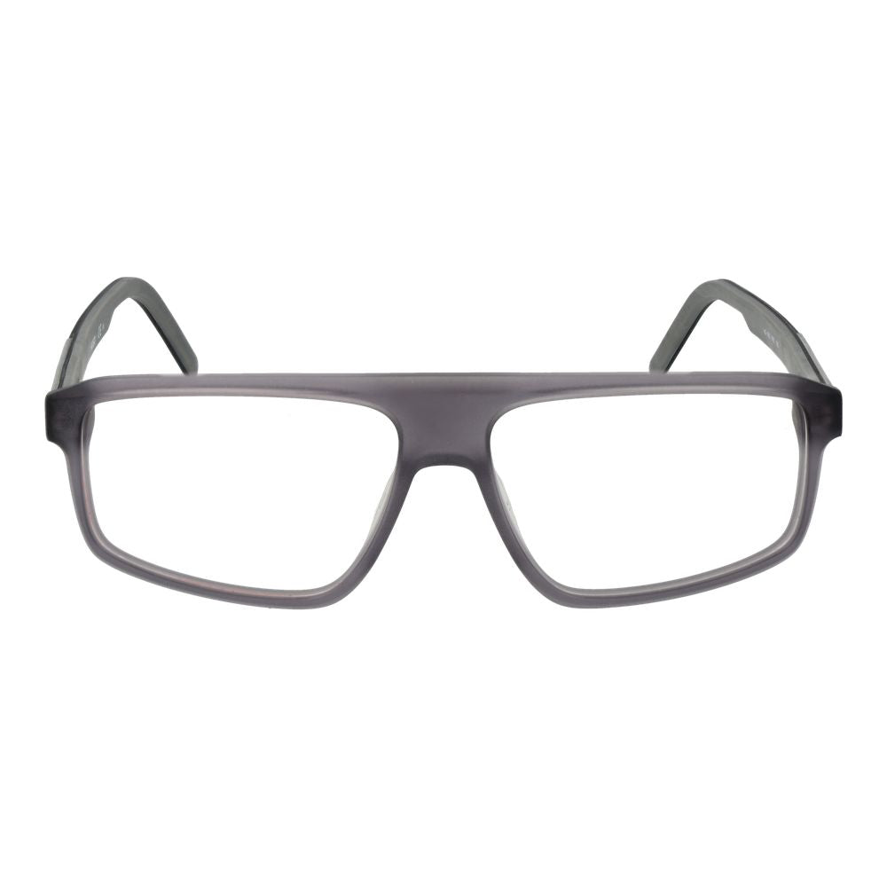 Eyeglasses Frames by Hugo Boss for men in acetate gray features a refined silhouette, showcasing a refined gray coloured frame and full-frame frame design for a sophisticated, premium look.