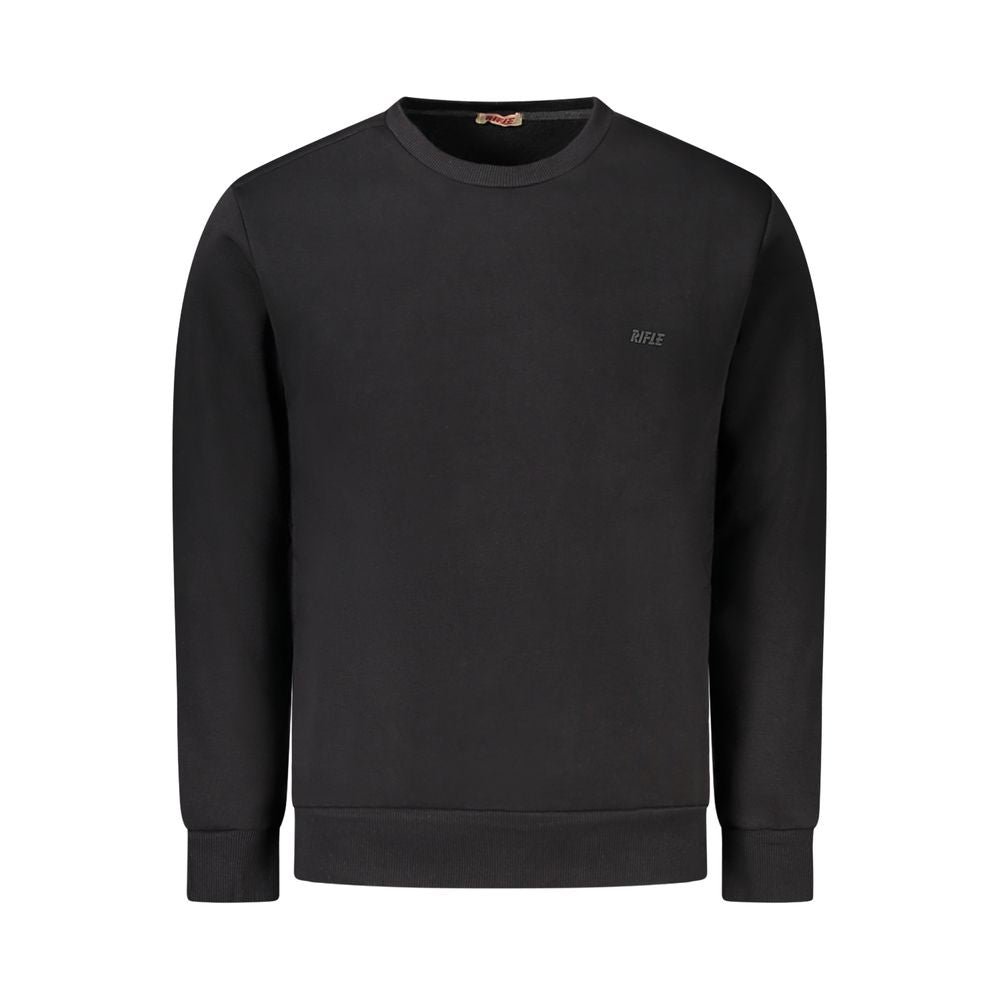 Rifle Black Cotton Sweatshirt