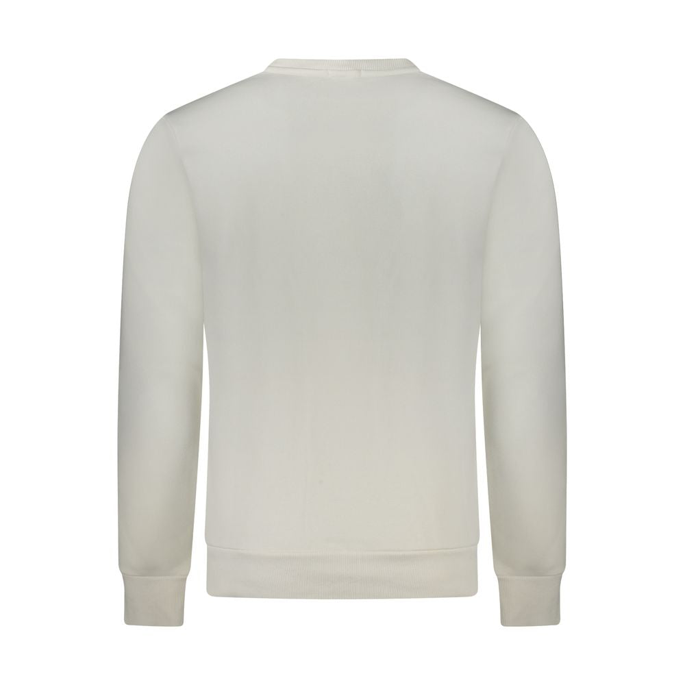 Sweatshirt by Rifle for men in cotton white features an enviable silhouette, showcasing a premium and refined crew neckline for a truly enviable finish.