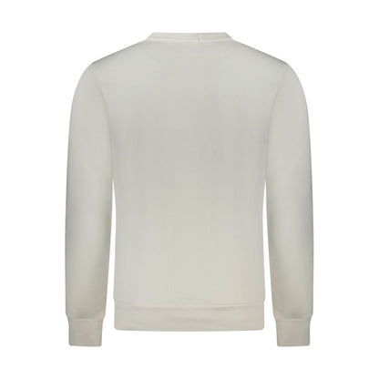 Sweatshirt by Rifle for men in cotton white features an enviable silhouette, showcasing a premium and refined crew neckline for a truly enviable finish.