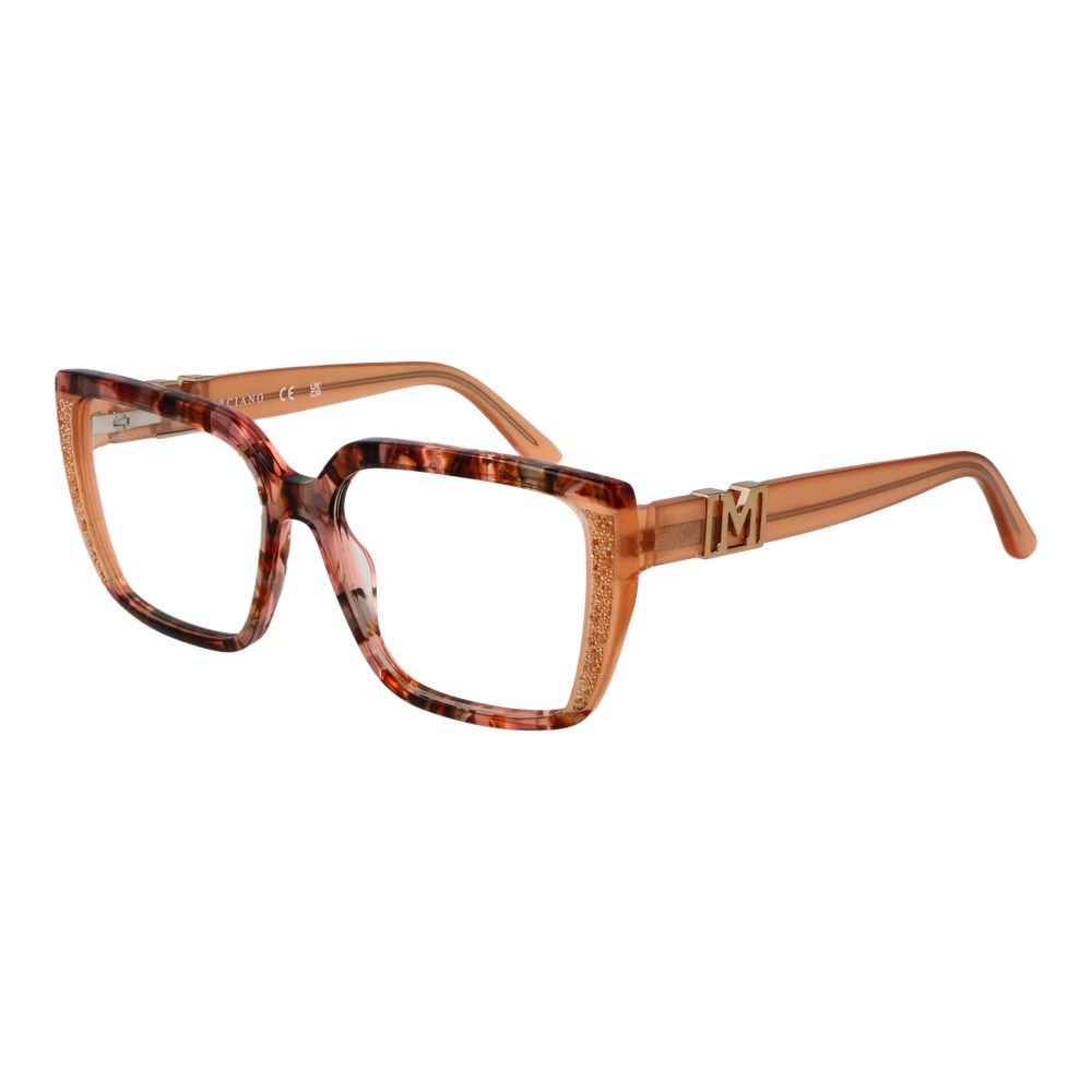 Eyeglasses Frames by Marciano by Guess for women in and orange showcases a refined silhouette, detailed with a orange coloured frame finish and a sophisticated full-frame frame design.