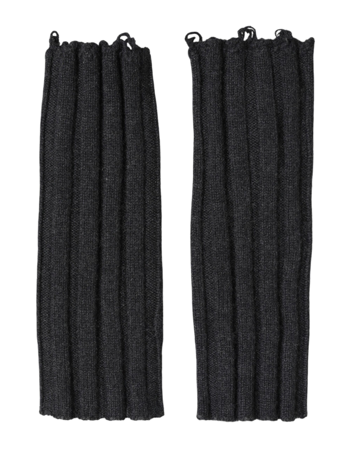 Dolce & Gabbana Virgin Wool Fingerless Gloves - Black