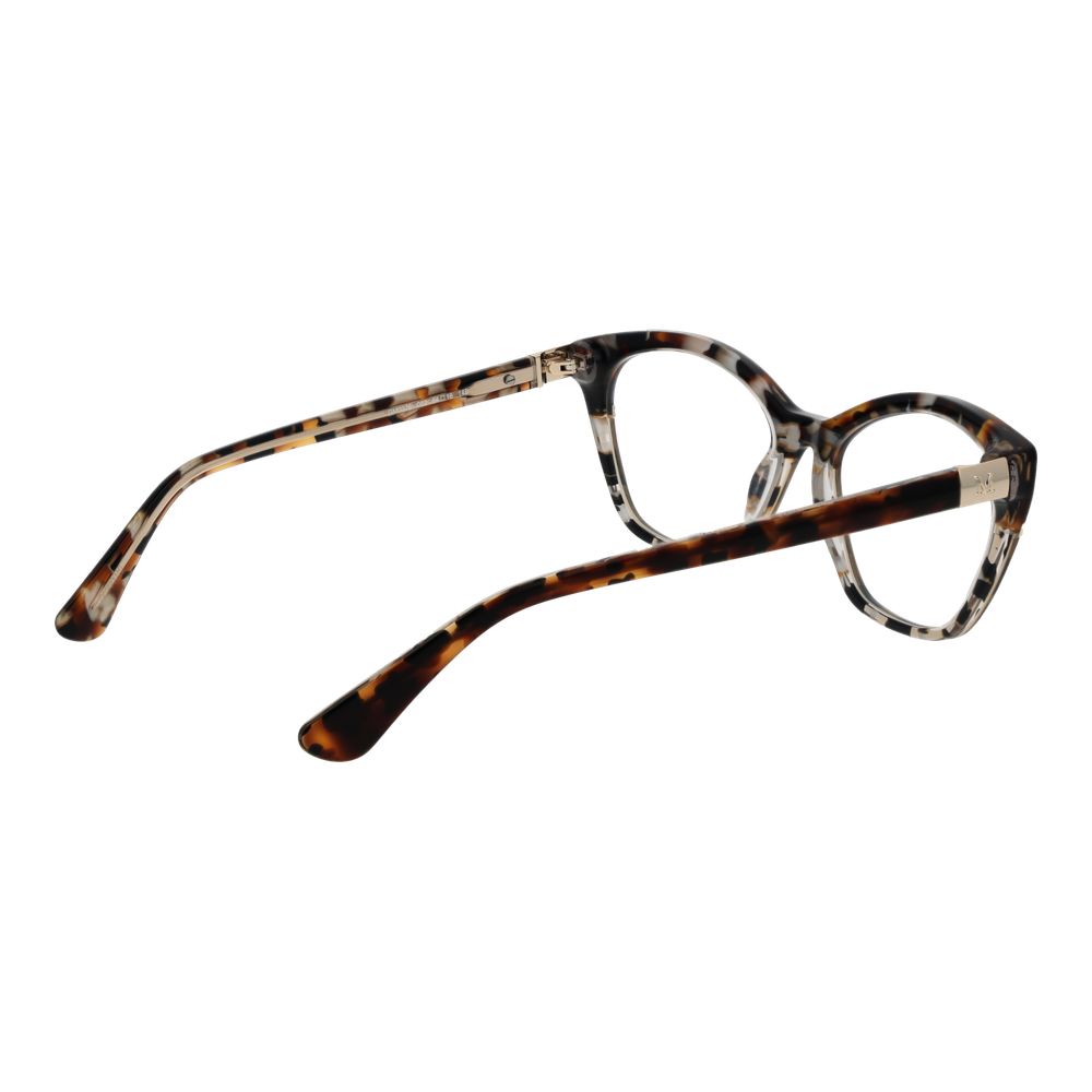 Eyeglasses Frames by Marciano by Guess for women in acetate brown features an refined silhouette, showcasing the refined brown coloured frame and sophisticated full-frame frame design.
