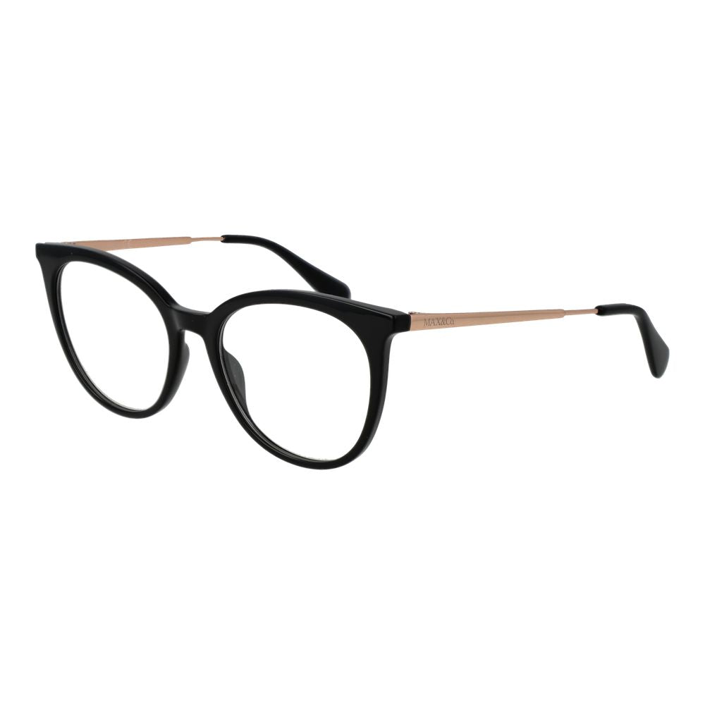 Max & Co Women's Full-Rim Panto Plastic Eyeglasses Frames - Black