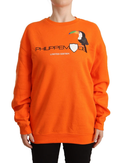 Philippe Model Women's Cotton Sweatshirt - Orange