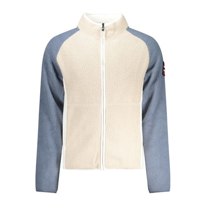 Sweatshirt by Norway 1963 for men in polyester beige & gray showcases a slouchy chic silhouette, artfully detailed with a slouchy chic high-neck neckline and long-sleeve for a slouchy chic finish.