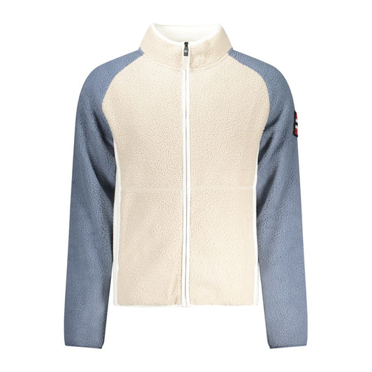 Sweatshirt by Norway 1963 for men in polyester beige & gray showcases a slouchy chic silhouette, artfully detailed with a slouchy chic high-neck neckline and long-sleeve for a slouchy chic finish.