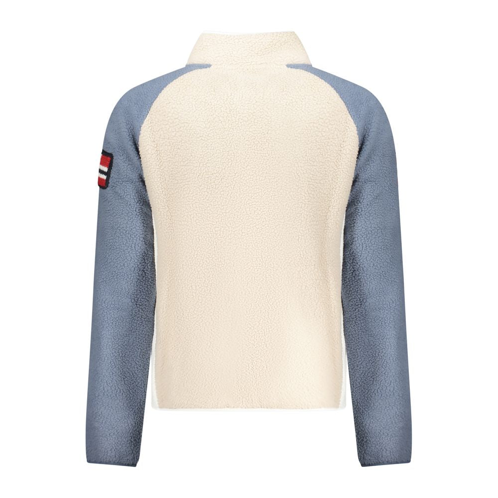 Sweatshirt by Norway 1963 for men in polyester beige & gray features an magnificent silhouette, showcasing a sophisticated high-neck neckline and detail for a truly magnificent finish.