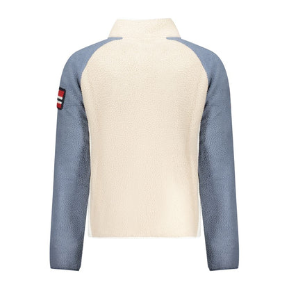 Sweatshirt by Norway 1963 for men in polyester beige & gray features an magnificent silhouette, showcasing a sophisticated high-neck neckline and detail for a truly magnificent finish.