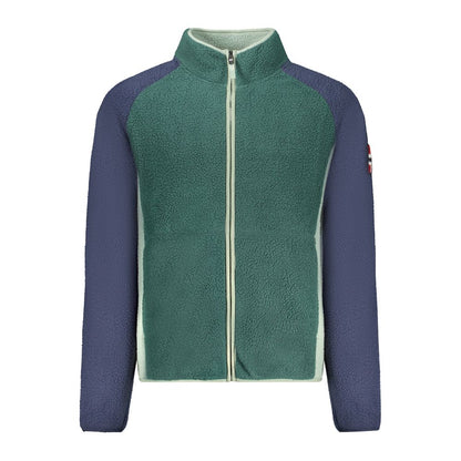 Sweatshirt by Norway 1963 for men in polyester green & signature features an enviable silhouette, showcasing a premium and refined high-collar neckline for a truly enviable finish.