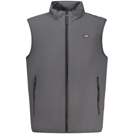 Vest by Norway 1963 for men in polyester gray features a enviable silhouette, elegantly detailed with a enviable and functional pockets for a enviable finish.