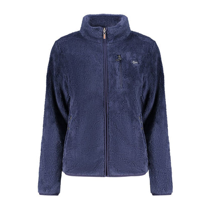 Sweatshirt by Norway 1963 for women in polyester blue features an magnificent silhouette, showcasing a sophisticated high-neck neckline and detail for a truly magnificent finish.