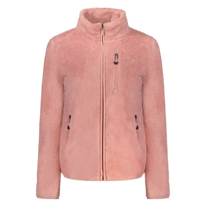 Sweatshirt by Norway 1963 for women in plush polyester pink features an enviable silhouette, showcasing a premium and refined high-neck neckline for a truly enviable finish.