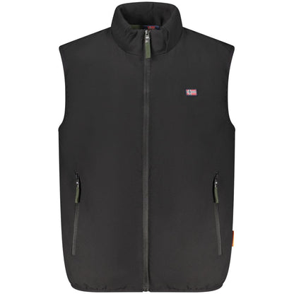 Vest by Norway 1963 for men in polyester black features an on trend silhouette, showcasing a sophisticated and premium pockets for a truly on trend finish.