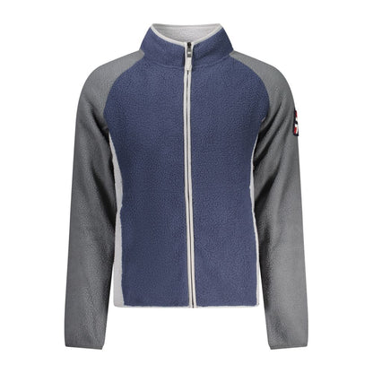 Sweatshirt by Norway 1963 for men in polyester blue & gray features a unrivaled silhouette with a refined high-neck neckline and unrivaled detailing for a sophisticated look.