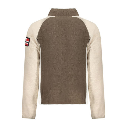 Sweatshirt by Norway 1963 for men in polyester brown & signature features an provocated silhouette, detailed with a provocated and a refined high-neck neckline for a sophisticated aesthetic.