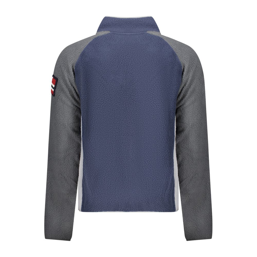 Sweatshirt by Norway 1963 for men in polyester blue & gray features an magnificent silhouette, showcasing a sophisticated and detail for a truly magnificent finish.
