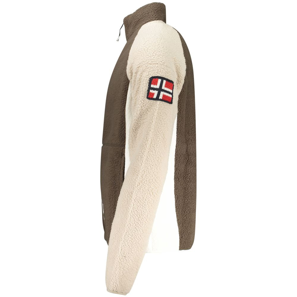 Sweatshirt by Norway 1963 for men in polyester brown & signature features an exquisite silhouette, showcasing and details for a exquisite look.