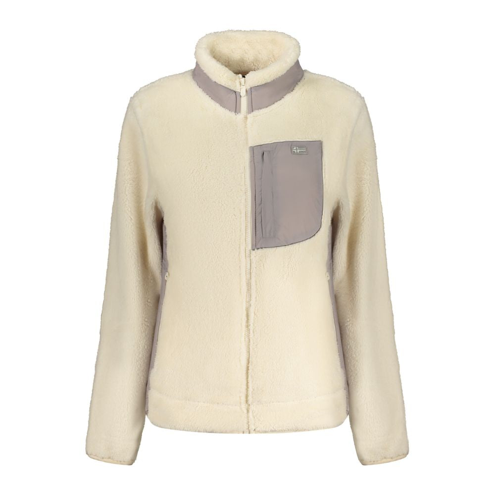 Sweatshirt by Norway 1963 for women in polyester white features an magnificent silhouette, showcasing a sophisticated high-neck neckline and detail for a truly magnificent finish.