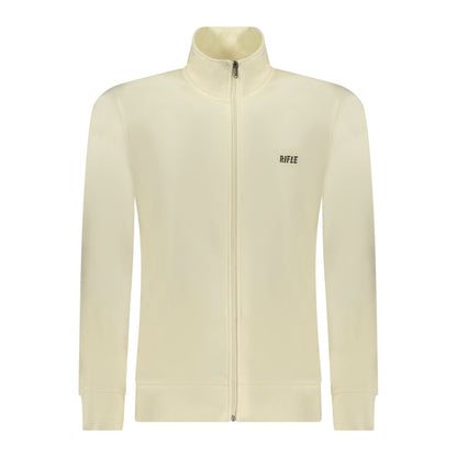 Sweatshirt by Rifle for men in cotton white & print showcases a slouchy chic silhouette, artfully detailed with a slouchy chic high-neck neckline and for a slouchy chic finish.