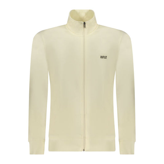 Sweatshirt by Rifle for men in cotton white & print showcases a slouchy chic silhouette, artfully detailed with a slouchy chic high-neck neckline and for a slouchy chic finish.