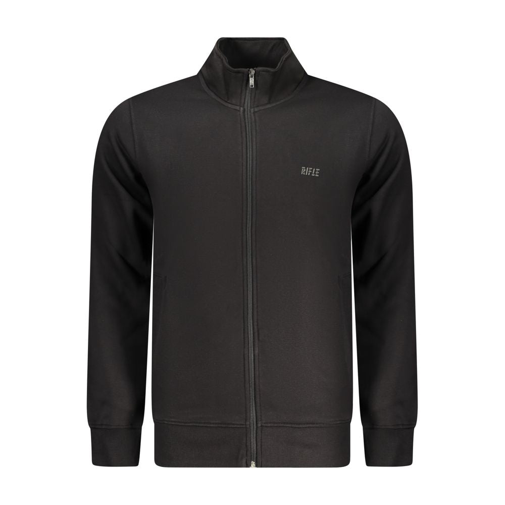 Sweatshirt by Rifle for men in cotton polyester black & print features a unrivaled silhouette with a refined and unrivaled detailing for a sophisticated look.