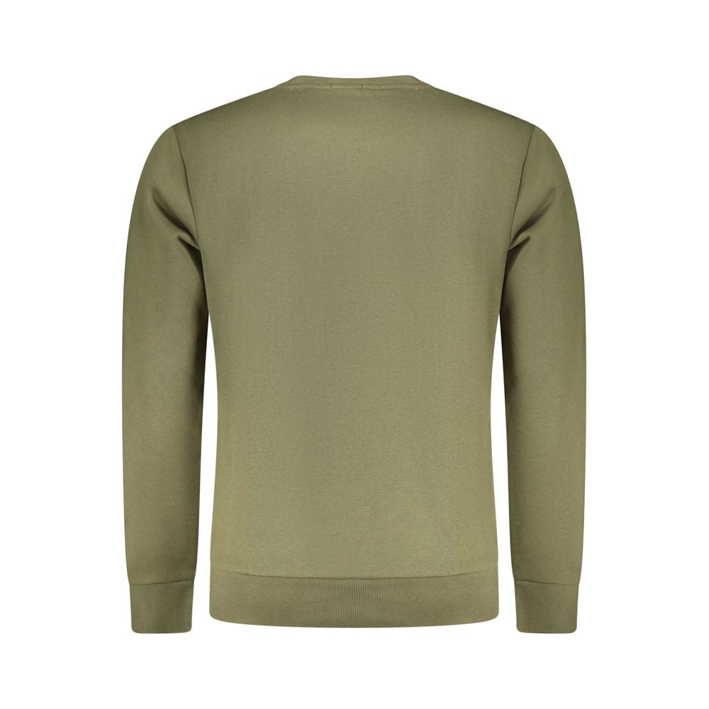Sweatshirt by Rifle for men in cotton polyester green & print presents a smart casual silhouette, featuring a smart casual and for a sophisticated look.
