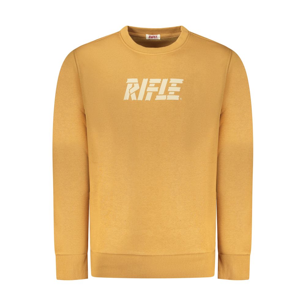 Sweatshirt by Rifle for men in cotton polyester brown, signature & print features an exquisite silhouette, showcasing and crew neckline details for a exquisite look.