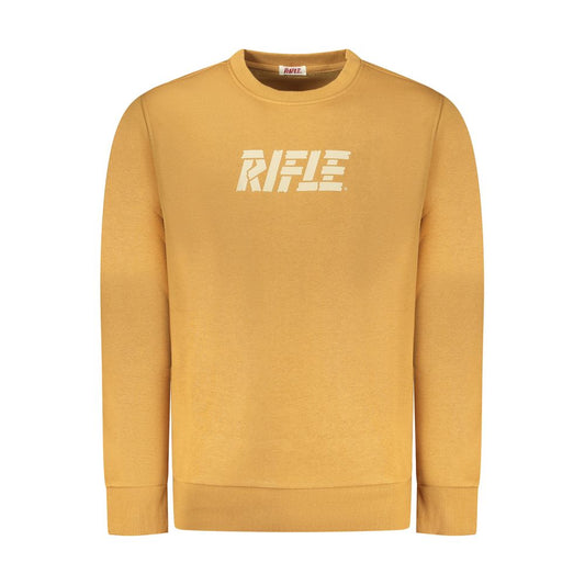 Sweatshirt by Rifle for men in cotton polyester brown, signature & print features an exquisite silhouette, showcasing and crew neckline details for a exquisite look.