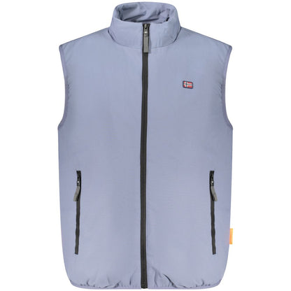 Vest by Norway 1963 for men in stretch polyester blue features a enviable silhouette, elegantly detailed with a enviable and functional pockets for a enviable finish.