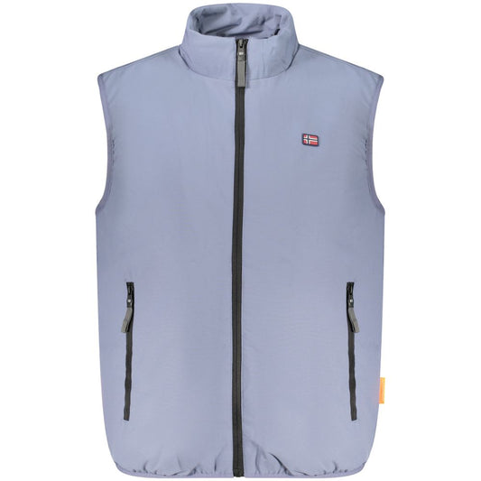 Vest by Norway 1963 for men in stretch polyester blue features a enviable silhouette, elegantly detailed with a enviable and functional pockets for a enviable finish.