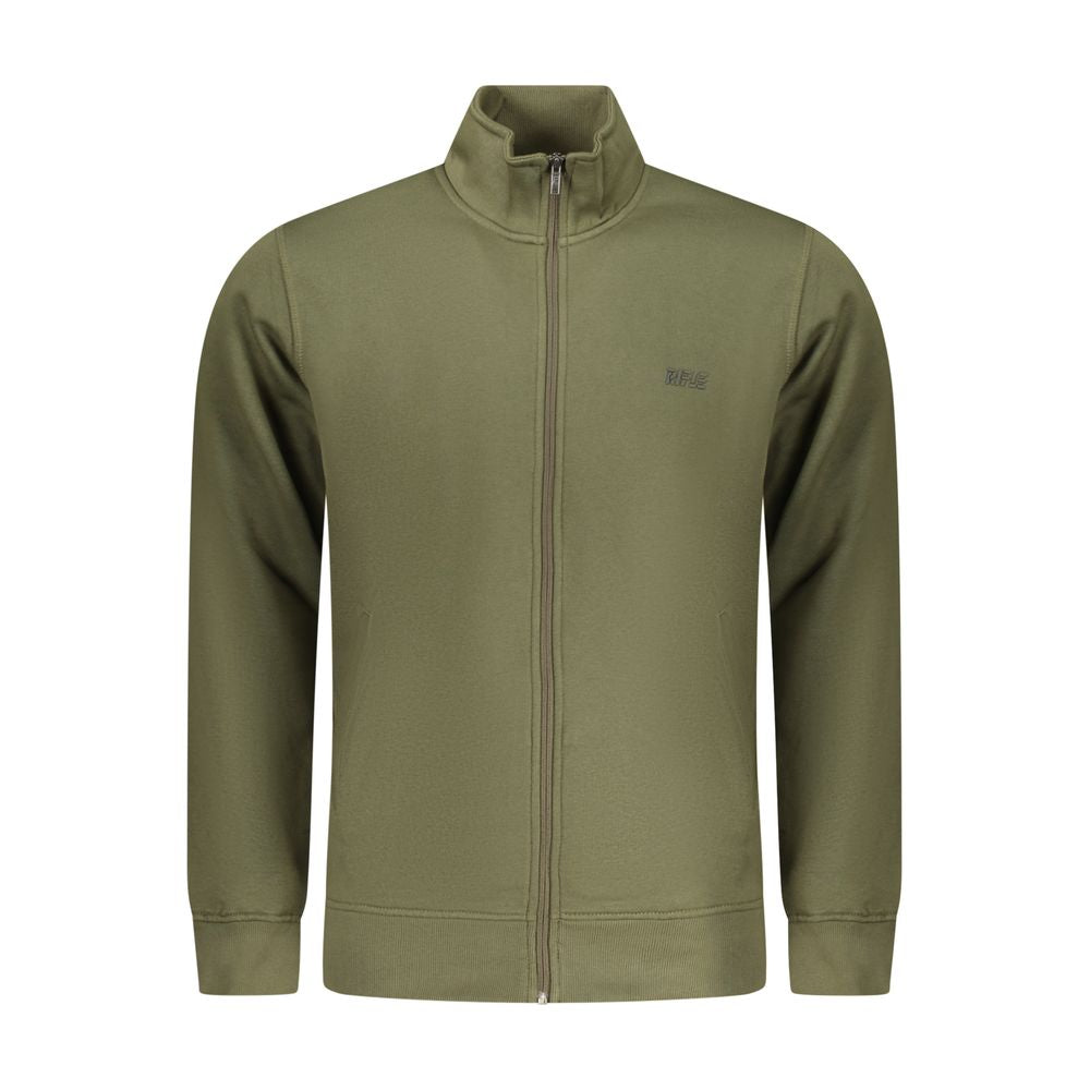 Sweatshirt by Rifle for men in cotton polyester green & print features an enviable silhouette, showcasing a premium and refined high-collar neckline for a truly enviable finish.