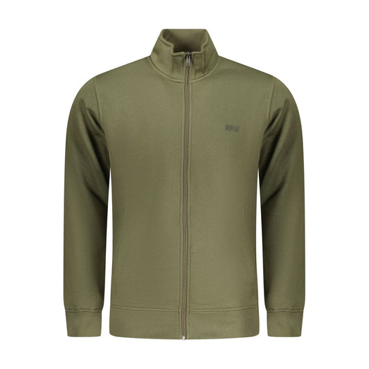 Sweatshirt by Rifle for men in cotton polyester green & print features an enviable silhouette, showcasing a premium and refined high-collar neckline for a truly enviable finish.