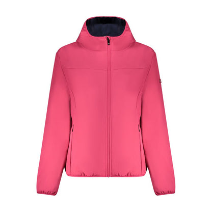 Windbreaker Jacket by Norway 1963 for women in stretch polyester pink presents a resilient silhouette, artfully detailed with a sophisticated and functional pockets & windproof for a resilient finish.