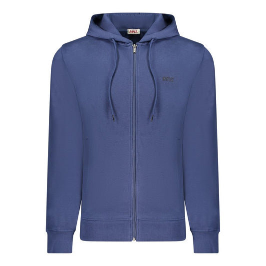 Hooded Sweatshirt Hoodie by Rifle for men in cotton polyester blue & print showcases a city-ready silhouette, artfully detailed with a signature hooded neckline and for a city-ready finish.