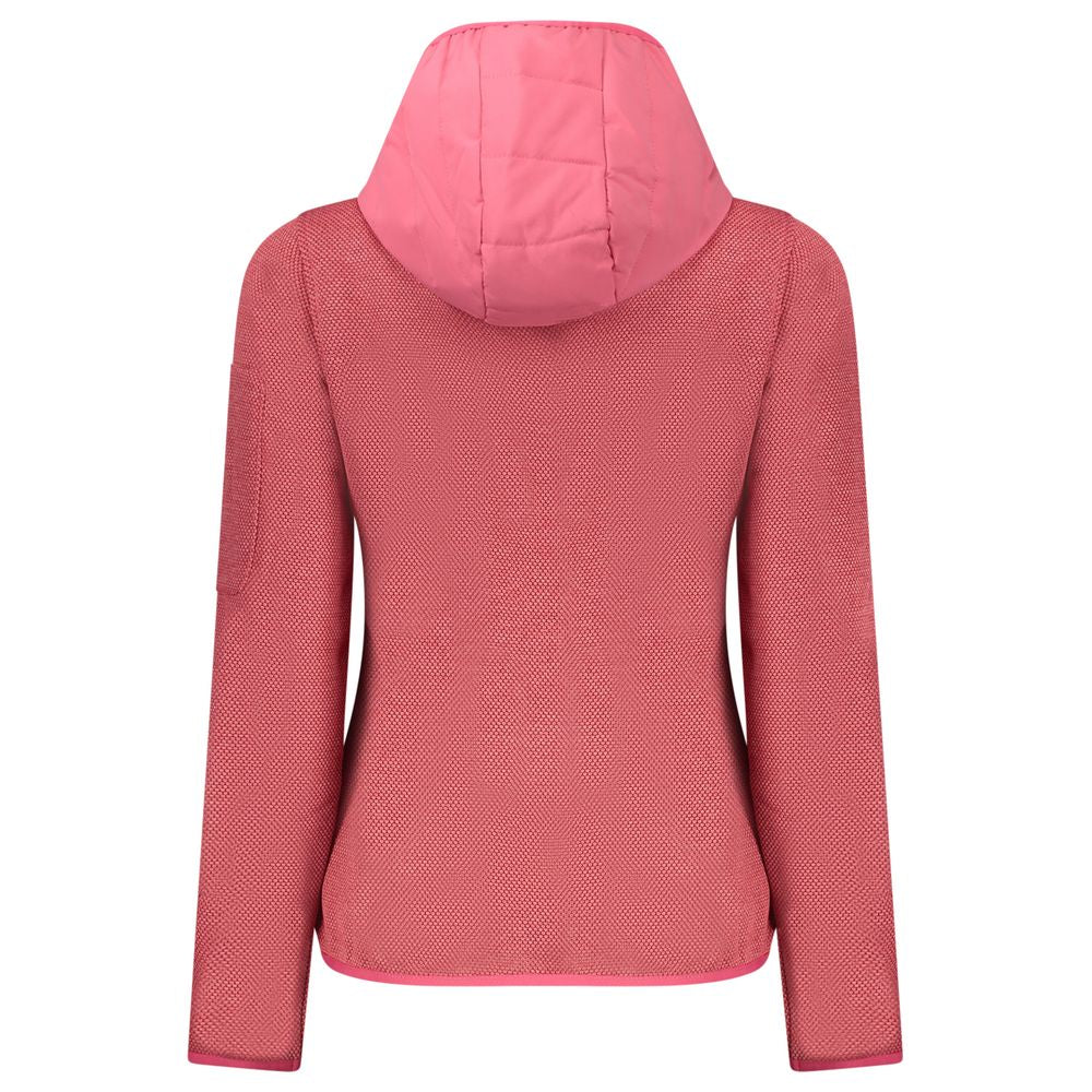 Hooded Windbreaker Jacket by Norway 1963 for women in polyester pink & signature showcases a urban chic silhouette, detailed with a urban chic hooded neckline and functional pockets, hooded & windproof for a polished finish.