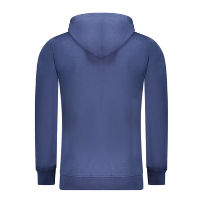 Hooded Sweatshirt Hoodie by Rifle for men in cotton polyester blue & print features an luminous silhouette, showcasing a sophisticated and for a truly luminous look.