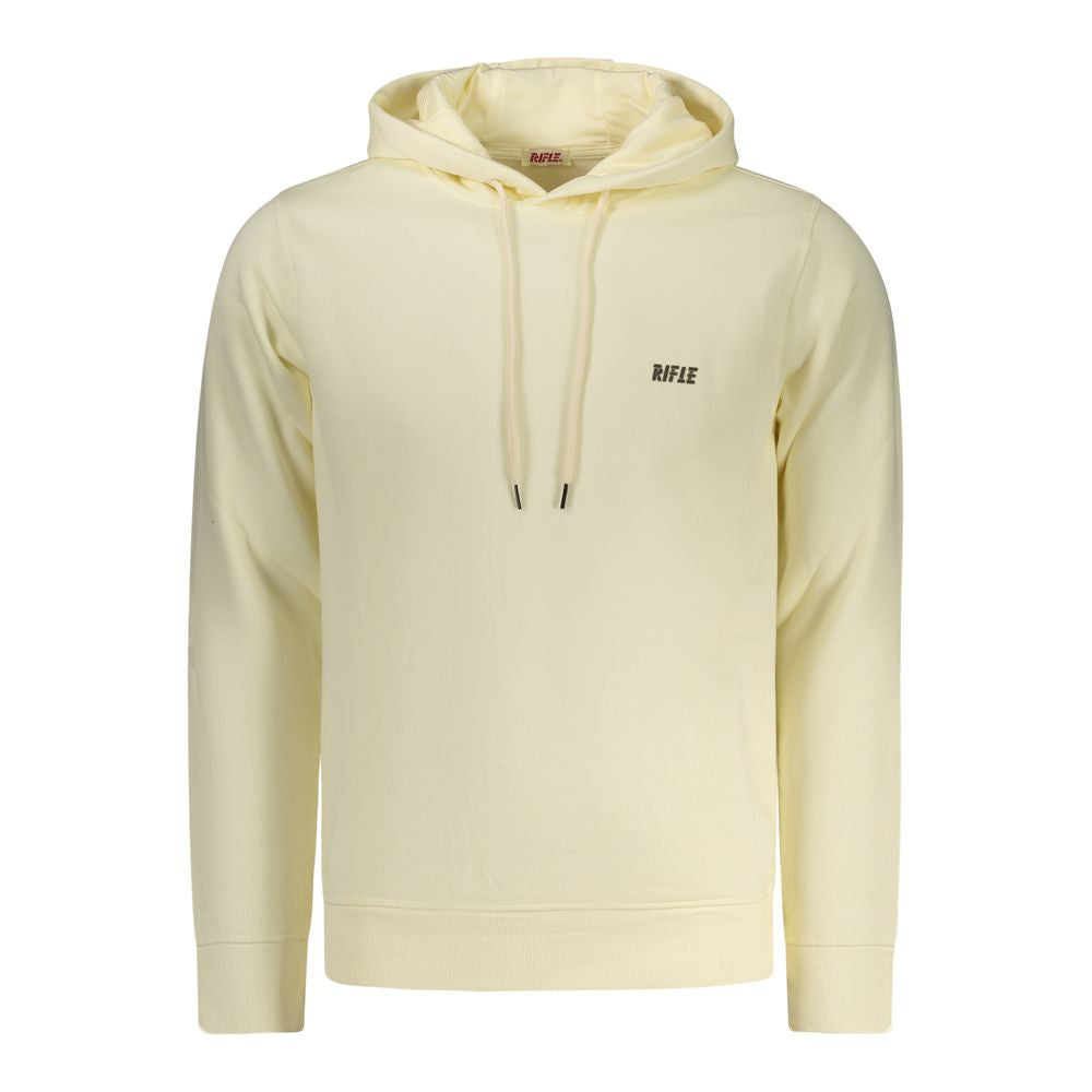 Hooded Sweatshirt Hoodie by Rifle for men in cotton white & print features an luminous silhouette, showcasing a sophisticated hooded neckline and for a truly luminous look.