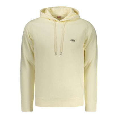 Hooded Sweatshirt Hoodie by Rifle for men in cotton white & print features an luminous silhouette, showcasing a sophisticated hooded neckline and for a truly luminous look.