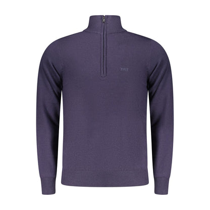 Sweatshirt by Rifle for men in lana wool nylon & polyester blue features an exquisite silhouette, showcasing and details for a exquisite look.