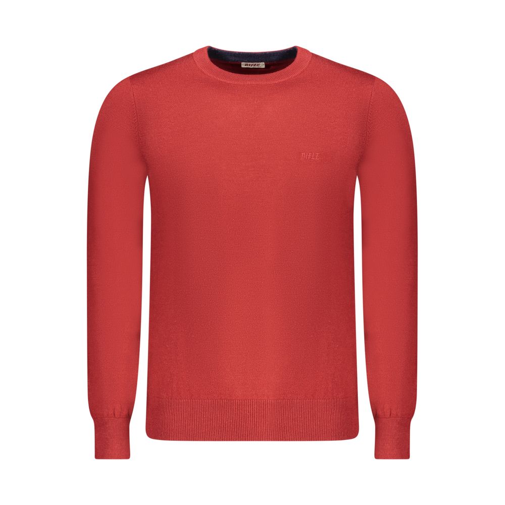 Sweatshirt by Rifle for men in nylon polyester & wool red & signature features an magnificent silhouette, showcasing a sophisticated crew neckline and long-sleeve detail for a truly magnificent finish.