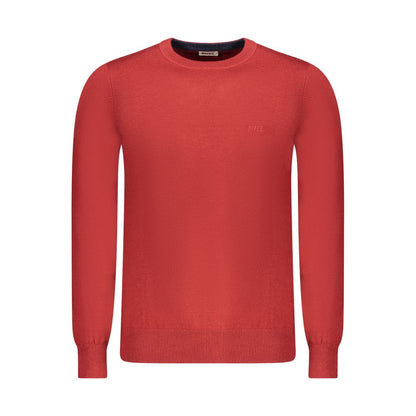 Sweatshirt by Rifle for men in nylon polyester & wool red & signature features an magnificent silhouette, showcasing a sophisticated crew neckline and long-sleeve detail for a truly magnificent finish.