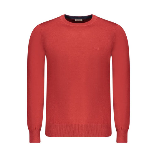 Sweatshirt by Rifle for men in nylon polyester & wool red & signature features an magnificent silhouette, showcasing a sophisticated crew neckline and long-sleeve detail for a truly magnificent finish.