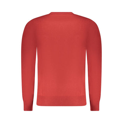 Sweatshirt by Rifle for men in nylon polyester & wool red & signature showcases a slouchy chic silhouette, artfully detailed with a slouchy chic and for a slouchy chic finish.