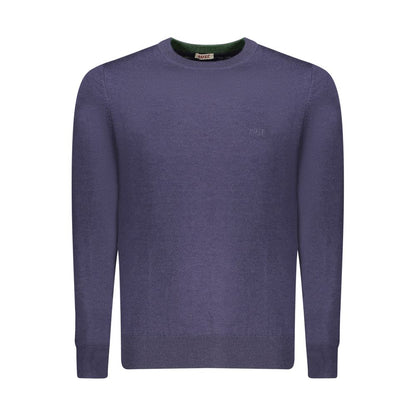 Sweatshirt by Rifle for men in nylon polyester & wool blue presents a smart casual silhouette, featuring a smart casual crew neckline and long-sleeve for a sophisticated look.