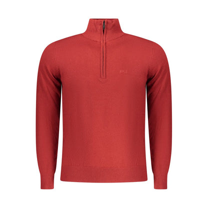Sweatshirt by Rifle for men in lana wool nylon & polyester red & signature features an provocated silhouette, detailed with a provocated and a refined for a sophisticated aesthetic.